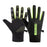 Crofta Winter Gloves Hand Warmer Mittens for Outdoor Activities Motorcycling Biking Women Slip on Black and Green