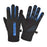 Crofta Winter Gloves Hand Warmer Mittens for Outdoor Activities Motorcycling Biking Men Slip on Black and Blue