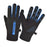 Crofta Winter Gloves Hand Warmer Mittens for Outdoor Activities Motorcycling Biking Men Slip on Black and Blue