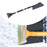 Crofta Extendable Snow Brush Removable Snow Ice Removal Tool for SUV Windshield Car