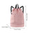 Crofta Mesh Swim Drawstring Backpacks Basketball Bag for Workout Outdoor Volleyball Pink