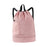 Crofta Mesh Swim Drawstring Backpacks Basketball Bag for Workout Outdoor Volleyball Pink