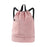 Crofta Mesh Swim Drawstring Backpacks Basketball Bag for Workout Outdoor Volleyball Pink