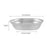 Crofta Stainless Steel Mixing Bowl Easy to Clean Practical Cookware for Family Camp