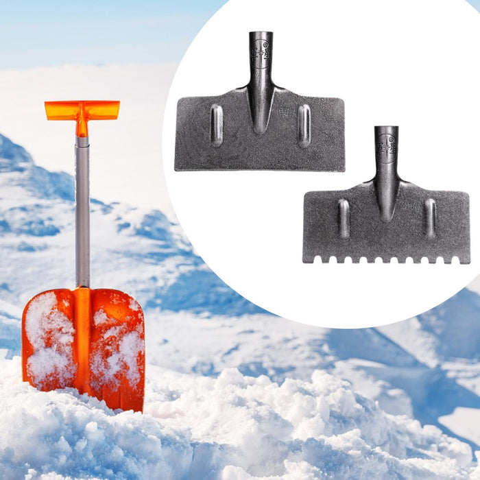 Crofta Outdoor Snow Shovel Head Accessories Ice Shovel Head for Yard Camping Garden Flat