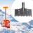 Crofta Outdoor Snow Shovel Head Accessories Ice Shovel Head for Yard Camping Garden Serrated