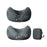 Crofta Travel Pillow Inflatable Soft Inflatable Pillow for Plane Hiking Home Office No Storage Case