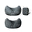 Crofta Travel Pillow Inflatable Soft Inflatable Pillow for Plane Hiking Home Office No Storage Case