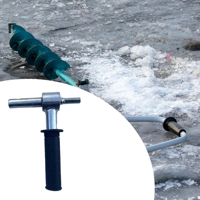 Crofta Ice Auger Drill Adapter Supplies for Outdoor Ice Insert Sewing Night Fishing 1.8 cm Dia