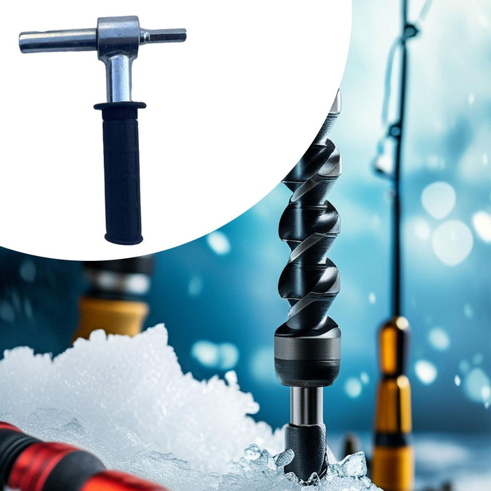 Crofta Ice Auger Drill Adapter Supplies for Outdoor Ice Insert Sewing Night Fishing 1.8 cm Dia