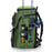 Crofta Fishing Backpack Rucksack Tackle Box Stores for Mountaineering Biking Hunting Green