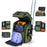 Crofta Fishing Backpack Rucksack Tackle Box Stores for Mountaineering Biking Hunting Green