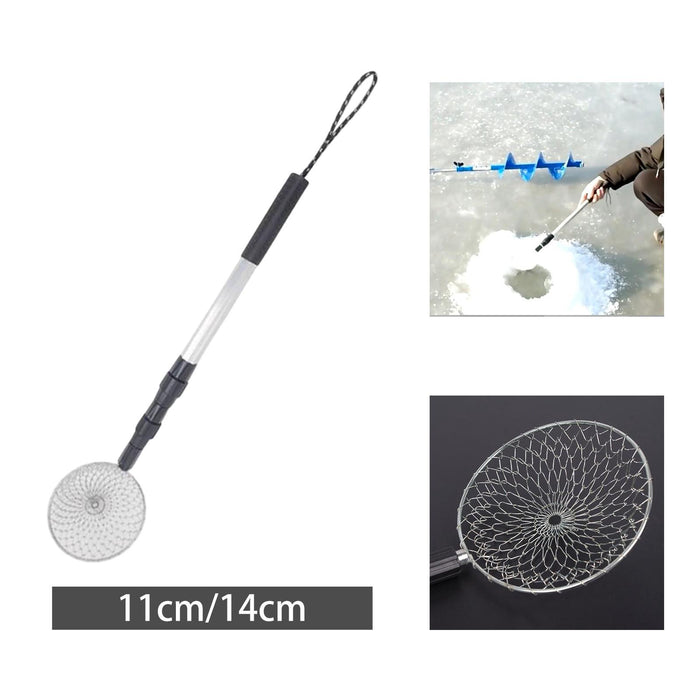 Crofta Ice Fishing Skimmer Scoop Adjustable Scoop Practical Ice Fishing Accessories 11 cm