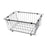 Crofta Wire Folding Basket Iron Rustproof Portable for Travel Hiking Picnic Outdoor Silver