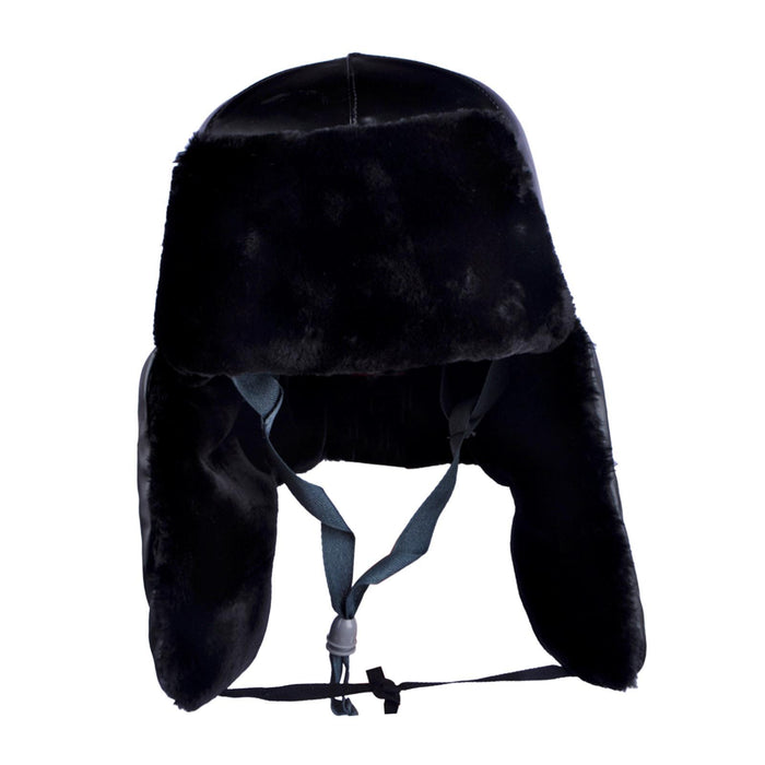 Crofta Winter Trapper Hat Helmet Soft Thicken Ski Cap for Riding Biking Backpacking