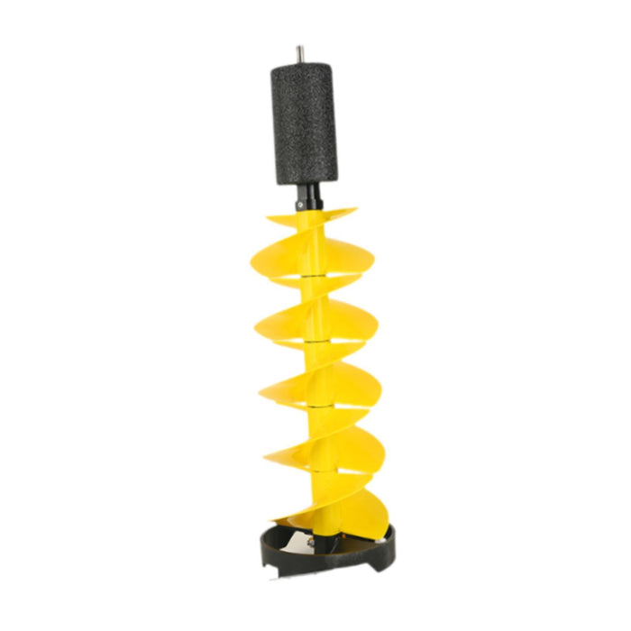 Crofta Ice Auger Bit Aluminum Alloy Ice Fishing Auger for Sea Fishing Winter Sports Yellow