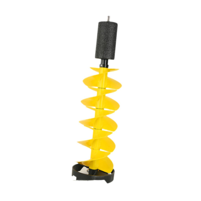 Crofta Ice Auger Bit Aluminum Alloy Ice Fishing Auger for Sea Fishing Winter Sports Yellow