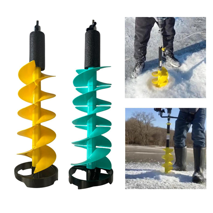 Crofta Ice Auger Bit Nylon Ice Fishing Accessories for Sea Fishing Outdoor Supplies Yellow