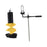 Crofta Ice Auger Aluminum Alloy Sturdy Portable Ice Drill Tool Ice Fishing Supplies 8 inch Yellow Float