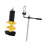 Crofta Ice Auger Aluminum Alloy Sturdy Portable Ice Drill Tool Ice Fishing Supplies 8 inch Yellow Float