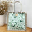 Crofta Womens Tote Bag Travel Tote Casual Handbag for Working Leisure Spring Summer Green with Button