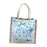 Crofta Womens Tote Bag Travel Tote Casual Handbag for Working Leisure Spring Summer Blue with Button