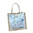 Crofta Womens Tote Bag Travel Tote Casual Handbag for Working Leisure Spring Summer Blue with Button