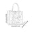 Crofta Womens Tote Bag Travel Tote Casual Handbag for Working Leisure Spring Summer Light Pink w Button