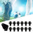 Crofta 12x Soccer Boot Cleats Stable for Indoor Outdoor Sports Competition Training Height 8mm