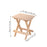 Crofta Wood Painting Stool Sturdy Stable Drafting Stool for Bedroom Outdoor Kitchen