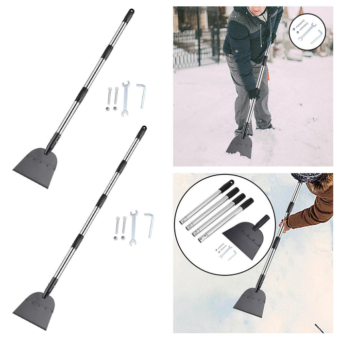 Crofta Wide Blade Snow Shovel Nonslip Gardening Tool for Lawn Edging Garden Garages 3 Sections