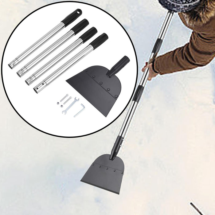 Crofta Wide Blade Snow Shovel Nonslip Gardening Tool for Lawn Edging Garden Garages 4 Sections