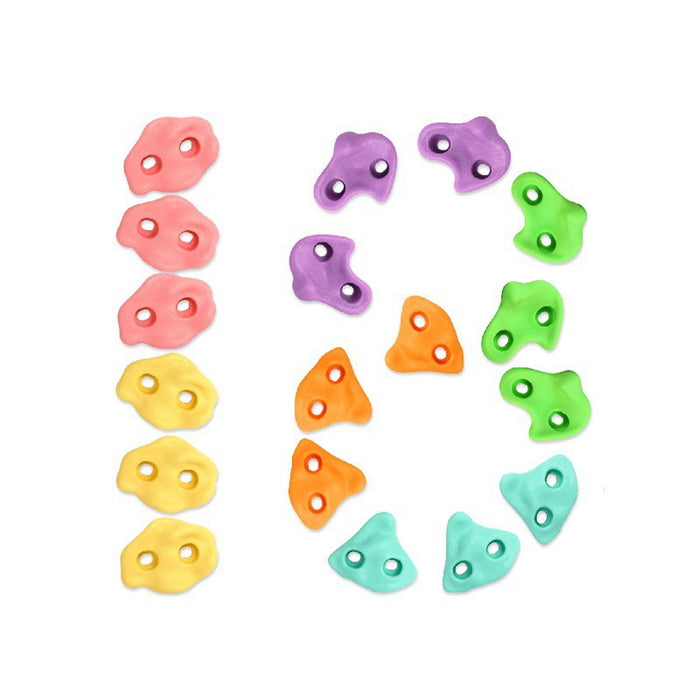 Crofta 18Pcs Rock Climbing Holds for Kids Play Towers Kids Toys Tree Climbing Holds