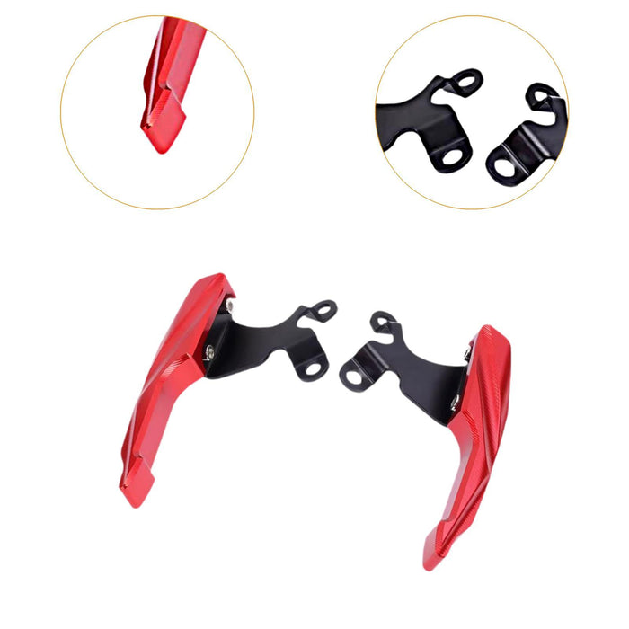 Crofta 1 Pair Modified Parts Rear Armrest Tail for Cbf190 CB190R Lightweight Red