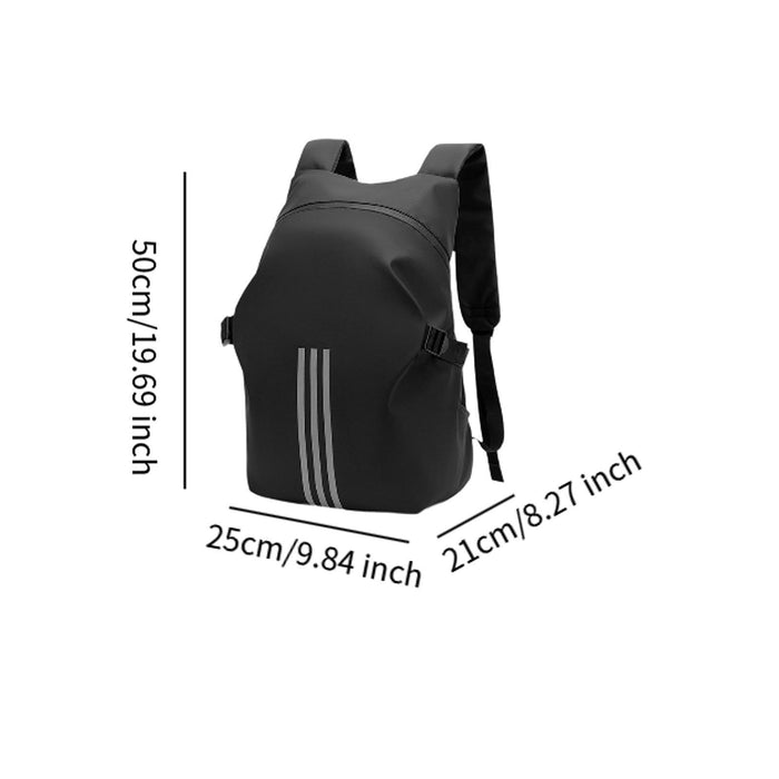 Crofta Basketball Backpack Bag Reflective Gym Bag for Soccer Rugby Ball Travel