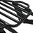 Crofta Detachable Two up Luggage Rack for Harley Davidson Street Glide Touring Black