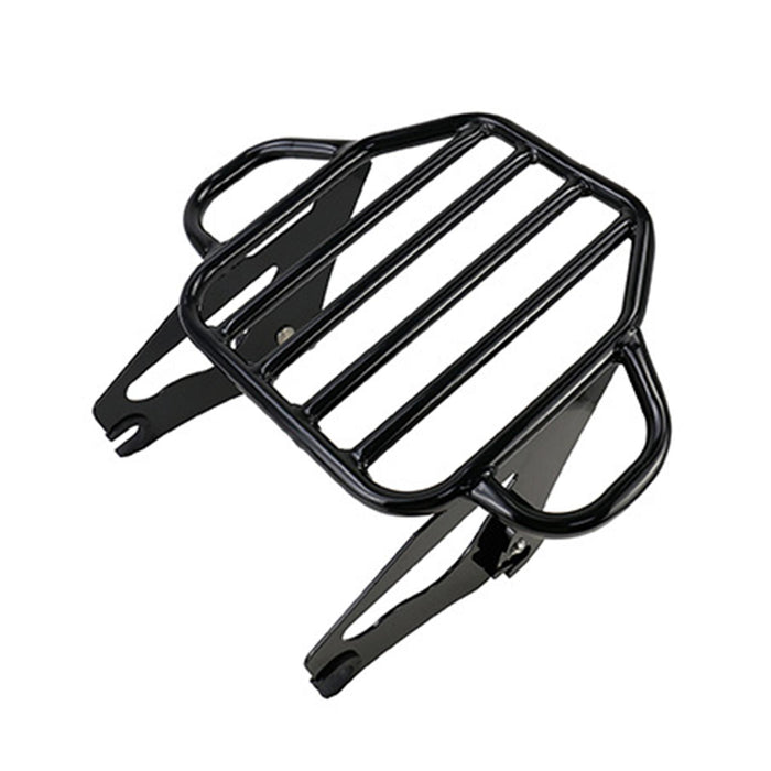 Crofta Detachable Two up Luggage Rack for Harley Davidson Street Glide Touring Black