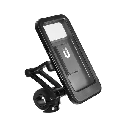 Crofta Water Resistant Navigation Mount Handlebar Rainproof Motorcycle Phone Holder