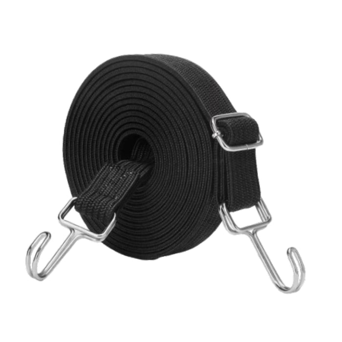 Crofta Elastic Luggage Rope Straps Bungee Cords for Tents, Heavy Objects Latex Core Black 5m