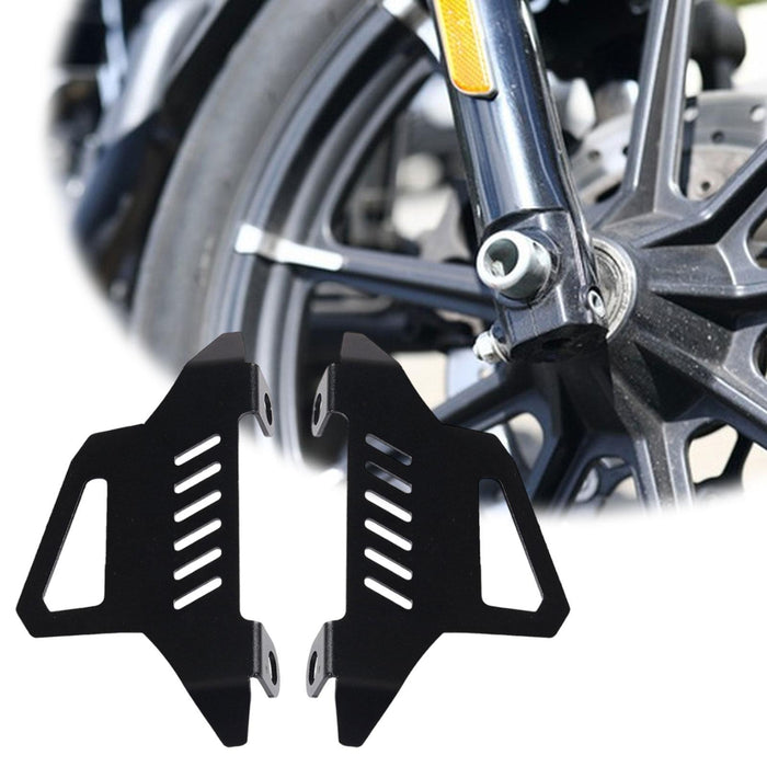 Crofta Motorcycle Front Brake Caliper Cover Modification for 800MT Accessories Black