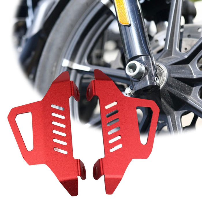 Crofta Motorcycle Front Brake Caliper Cover Modification for 800MT Accessories Red