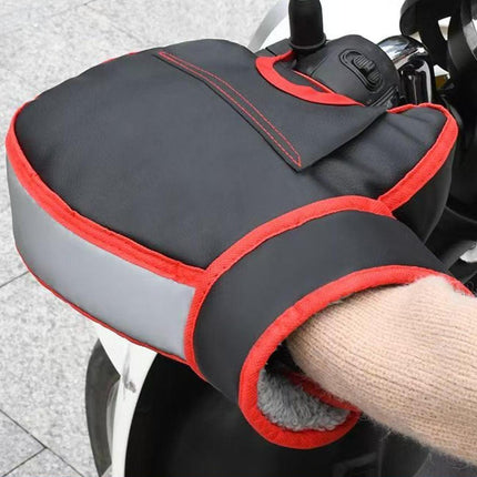 Crofta 2 Pieces Motor Handlebar Muffs Scooter Hand Warmer for ATV Cold Weather