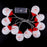 Crofta 1.5Meter 10LED Santa Claus String Fairy Light Christmas Decor Warm White