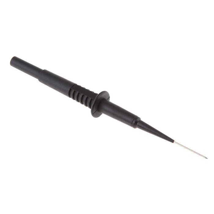 Crofta 1mm 600V Insulation Piercing Needle Test Probes with 4mm Banana Socket Black