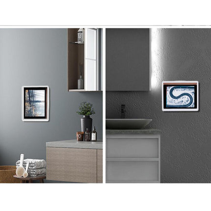 Crofta Waterproof Wall Tablet Holder Punch-Free Shell for Bathroom  Non-Rotating