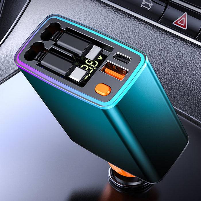 Crofta Crofta  Car Charger Versatile Fast Charging Easy to Use Professional Gifts Accessory Green