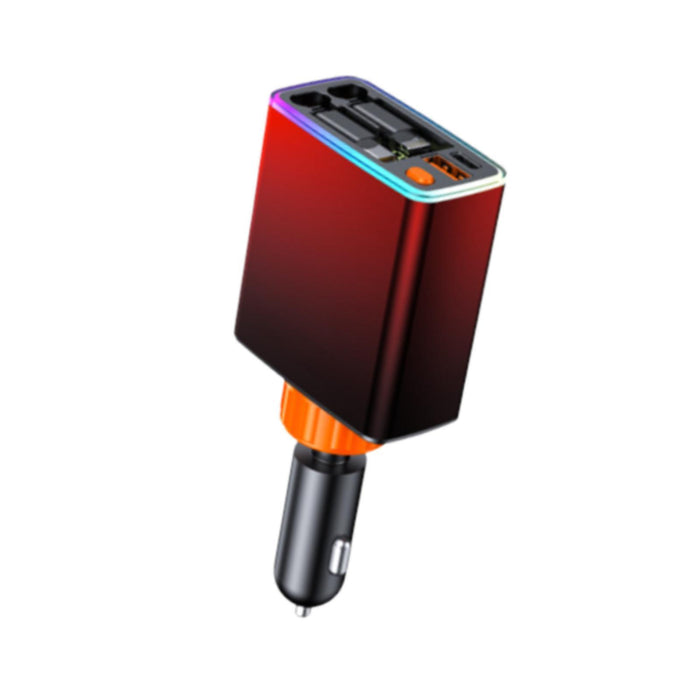 Crofta Crofta  Car Charger Versatile Fast Charging Easy to Use Professional Gifts Accessory Red