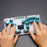 Crofta Mini Stickless Arcade Stick Portable Mini Game Keyboard for Gaming Device PC Black