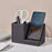 Crofta Pen Pencil Holder with Charger Stand Pen Organizer for Dresser Bedside Table