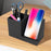 Crofta Pen Pencil Holder with Charger Stand Pen Organizer for Dresser Bedside Table